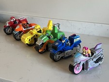 6 x Paw Patrol Pull Back Moto
